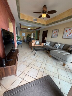 TV connectée, cheminée