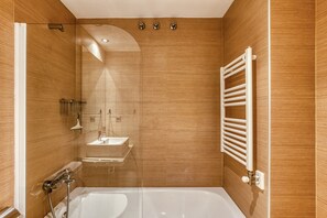 Shower, hair dryer