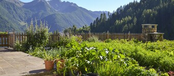 Appartamento 'Thalhof Kornigl' con vista sulle montagne, giardino comune e Wi-Fi