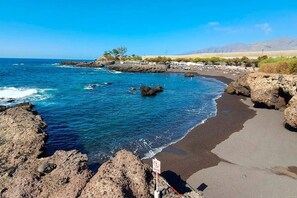 En la playa 