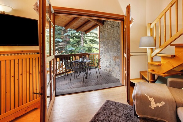 TV, fireplace, DVD player - Apartment 'Aurora Villa Nordica' with Mountain View, Private Terrace and Wi-Fi (livigno)