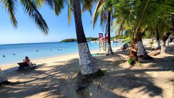 Beach nearby, white sand