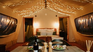 Luxury Tent | In-room dining - Akuna Estate (Running Stream)