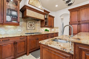 Fridge, microwave, oven, stovetop - Grand Oasis | Theater Room | Near Attractions | Reunion Membership (Kissimmee)