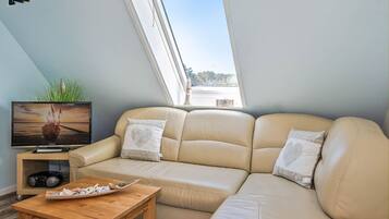 Fernseher, DVD-Player, Stereoanlage