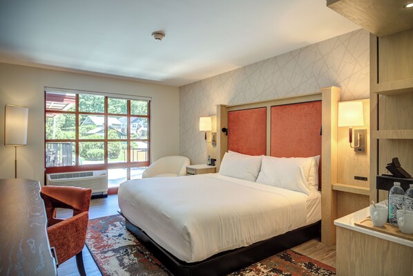 Hochwertige Bettwaren, Daunenbettdecken, Pillowtop-Betten, Zimmersafe