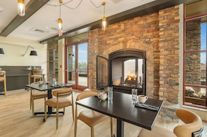 Breakfast, lunch and dinner served