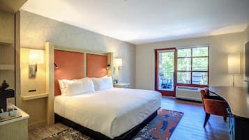 1 bedroom, premium bedding, down comforters, pillowtop beds