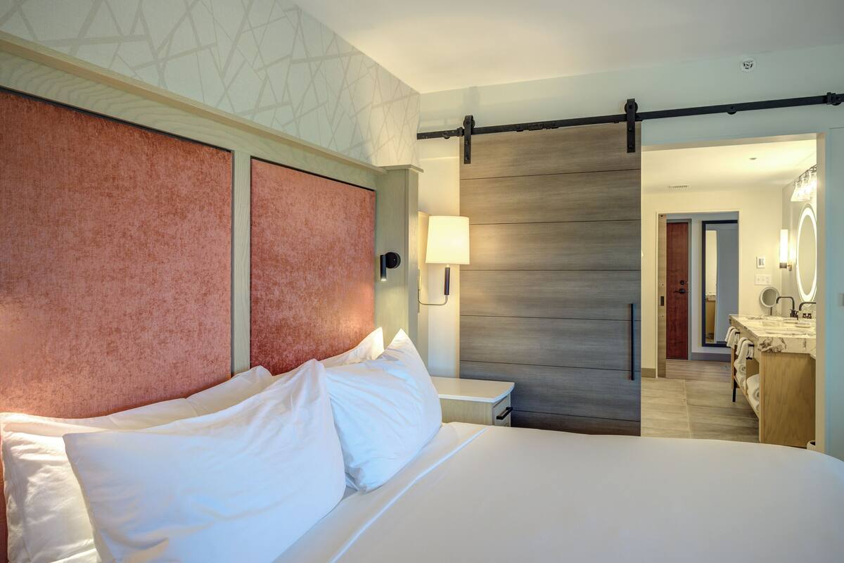 Premium bedding, down duvets, pillow-top beds, in-room safe