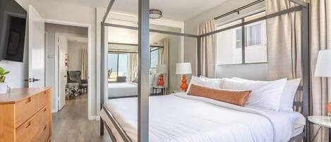 3 habitaciones, tabla de planchar con plancha, wifi y ropa de cama