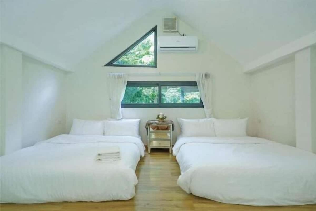 1 slaapkamer, hypoallergeen beddengoed, een gratis minibar, een bureau