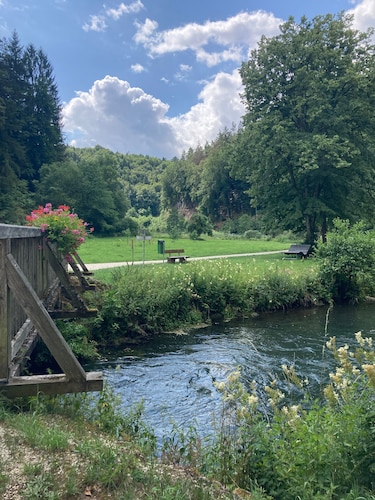 Ferienwohnung 'Brunnerhof Urlaub Auf Dem Land' mit Terrasse und Gemeinschaftsgarten