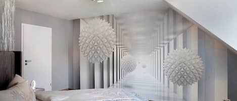 1 habitación, tabla de planchar con plancha, wifi gratis y ropa de cama