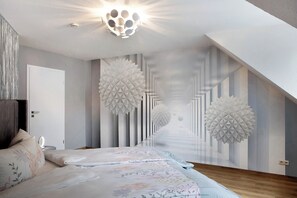 1 غرفة نوم ومكواة/لوح كي وواي فاي مجانًا وملاءات أسرّة