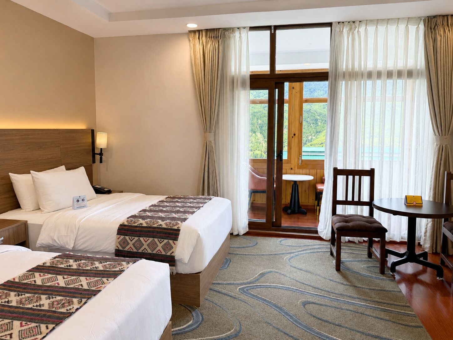 Chambre Double ou avec lits jumeaux, vue montagne