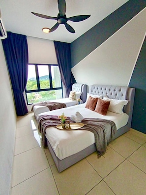 Huoneisto | Pimennysverhot, äänieristys, silitysrauta/-lauta, ilmainen Wi-Fi