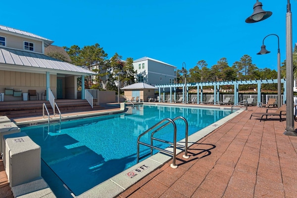Large community pool at Serenity at Dune Allen
