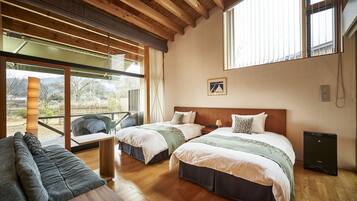 Design Twin Room, 1 Bedroom, Non Smoking | Garden view