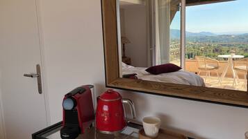 Panoramic Double Room, Ensuite, Sea View (Rouge) | Premium bedding, individually decorated, individually furnished