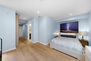 2 bedrooms, iron/ironing board, travel crib, WiFi