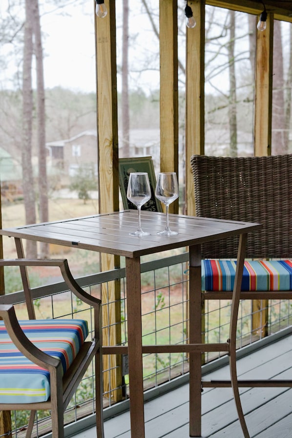 Outdoor dining - Pet-Friendly 3BR | Family Comfort + Cozy Vibes (Alexander City)