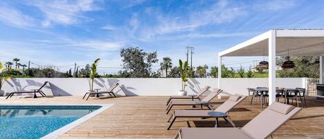 Una piscina climatizada