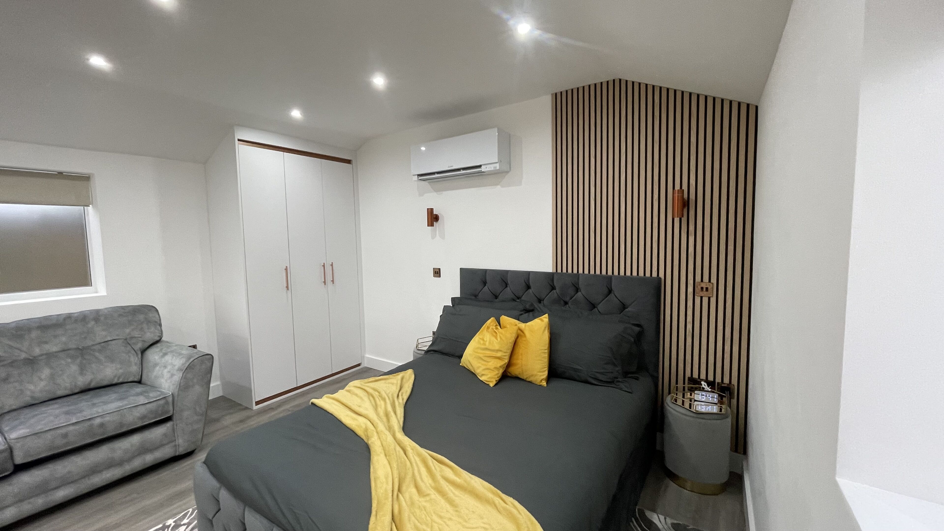 1 soverom, strykejern/-brett, reiseseng for barn og wi-fi