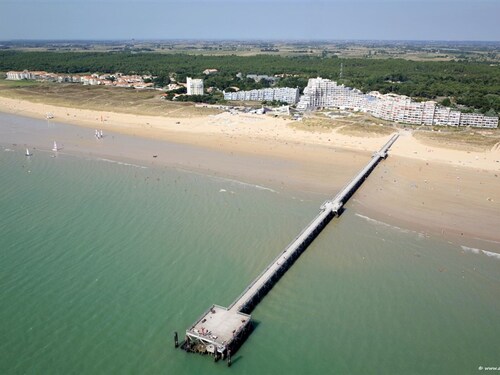 Maison calme proche plage, animaux admis, parking