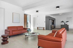 TV, offices - Salty Villa | Modern Beachfront Oasis (Arecibo)