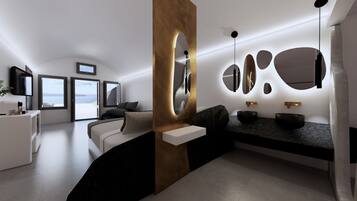 Suite with Heated Plunge Pool | 1 bedroom, in-room safe, desk, blackout drapes