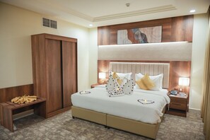 埃及棉床單、高級寢具、舒適加層、客房內保險箱