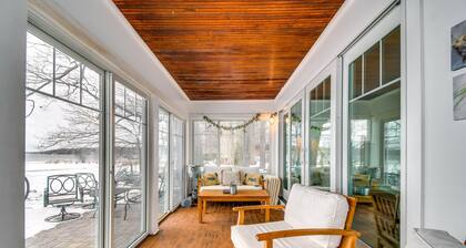 Tranquil Auburn Lakehouse w/ Sunroom & Game Room!