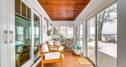 Tranquil Auburn Lakehouse w/ Sunroom & Game Room!