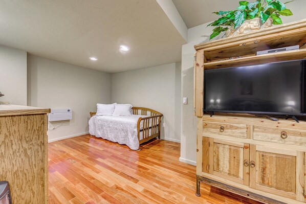 House (6 Bedrooms) | Interior - Furnished Deck + Game Room: Ruidoso Home! (Ruidoso)