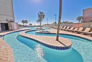 Indoor pool, outdoor pool - Luxurious Condo w/Jacuzzi and Floor to ceiling glass (Myrtle Beach)