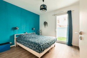 1 Schlafzimmer, Bügeleisen/Bügelbrett, Reisekinderbett, kostenloses WLAN