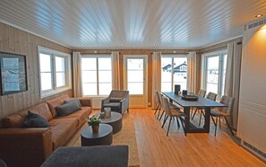 Family Cabin | Living area | 42-inch LED TV with digital channels, streaming services
