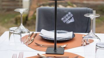 Opções para refeição ao ar livre