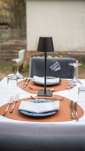 Opções para refeição ao ar livre