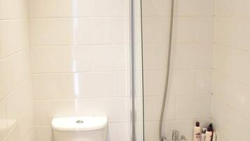 Basic Apartment | Bathroom | Towels, soap, shampoo, toilet paper