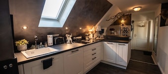 Top floor apartment with large terrace