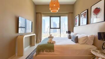 Apartment (2 Bedrooms) | 2 bedrooms, desk, iron/ironing board, bed sheets