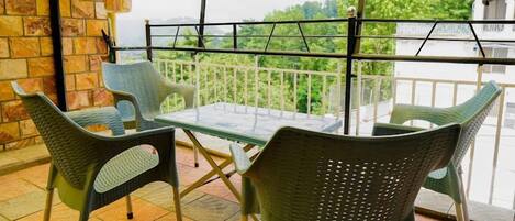 Deluxe-Apartment | Balkon