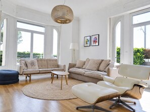 TV - Superb 3BR with AC, Sea view, private Garden PARKING- BENAKEY (Cannes)