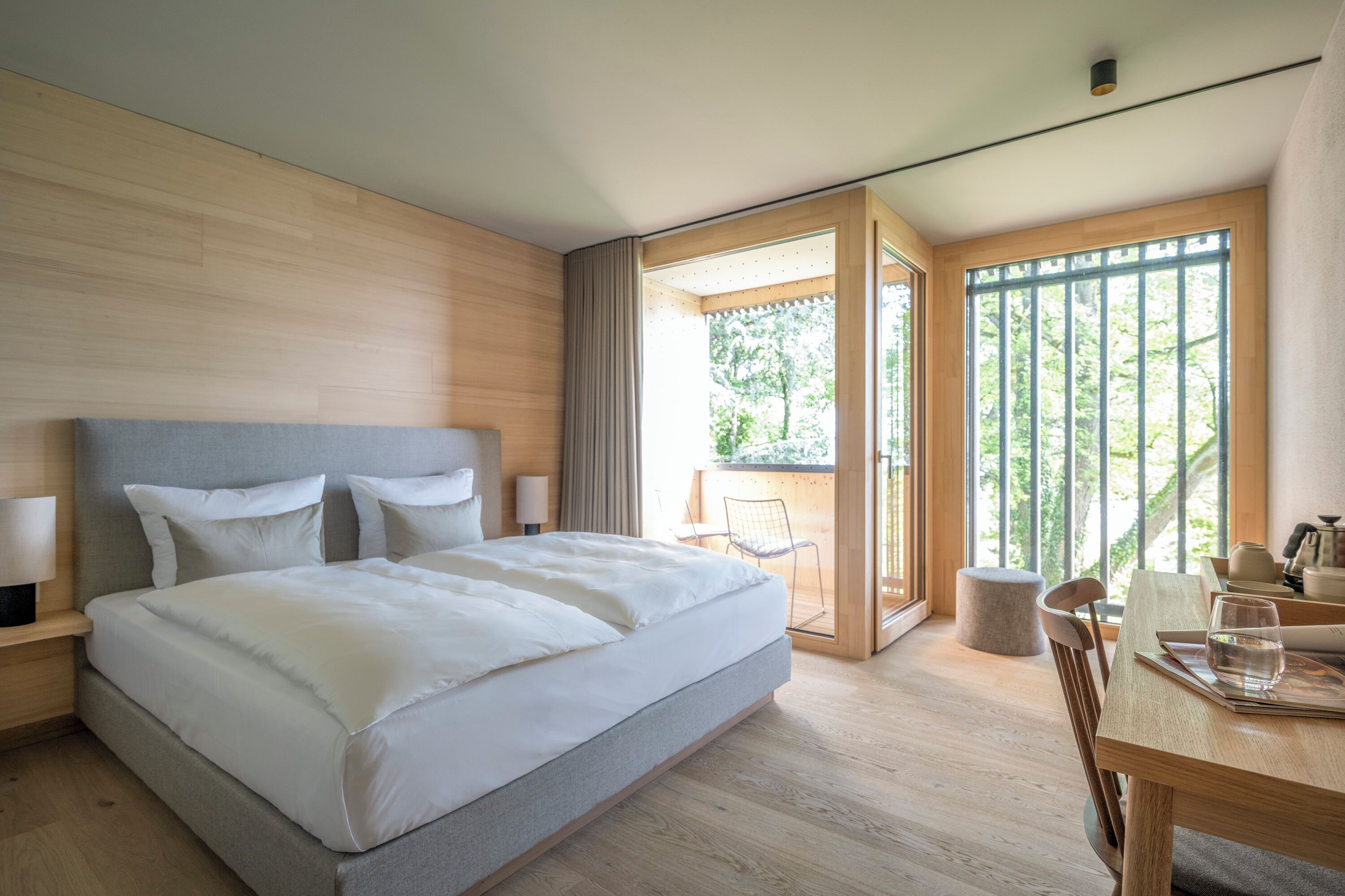 Waldzimmer beim Bergmammut | View from room