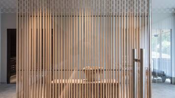 Sauna, steam room, 1 treatment room, massages