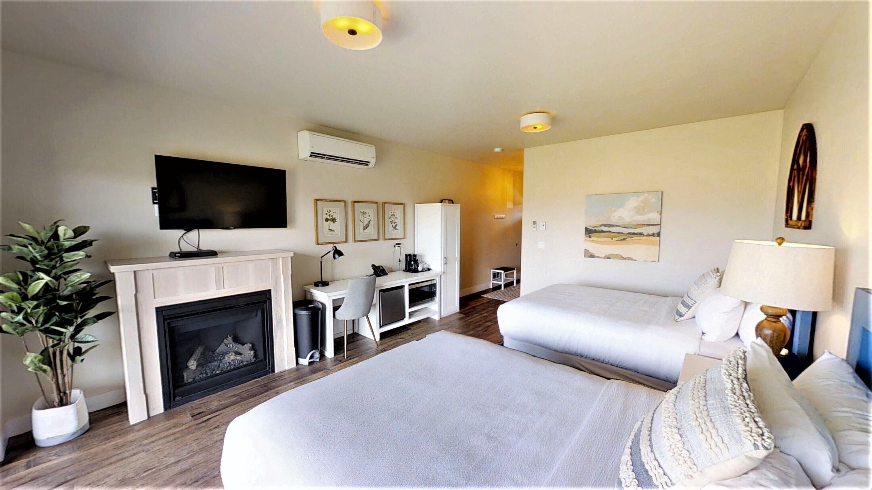 Suite estudio, 2 camas Queen size, no se aceptan mascotas | Escritorio y wifi gratis 