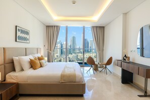 Leilighet – deluxe | 1 soverom, individuelt dekorert, strykejern/-brett og wi-fi (inkludert)