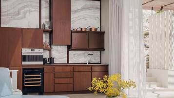 Vila grand, 2 quartos (Panoramic) | Cozinha americana privada | Máquina de café expresso, cafeteira/chaleira