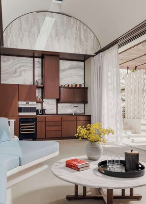 Grand Villa, 2 Bedrooms (Panoramic) | Private kitchenette | Espresso maker, coffee/tea maker - One&Only Kéa Island (Kea)